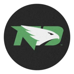Fanmats NCAA Puck Shaped Mat 27" Diameter - University Of North Dakota Fighting Hawks