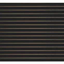Dakota™ 3/4 X 4 X 8 Black Melamine Slatwall Panel