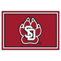 Fanmats NCAA Area Rug 5' X 8' - University Of South Dakota Coyotes