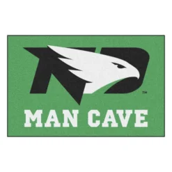 Fanmats NCAA Man Cave Starter Mat 19" X 30" - University Of North Dakota Fighting Hawks