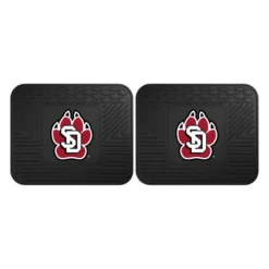 Fanmats NCAA Utility Car Mat (2-Pack) - University Of South Dakota Coyotes