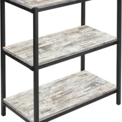 Dakota™ 3-Shelf Barnwood Modern Bookshelf