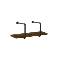 Dakota™ 36"W X 14"D Bourbon Thick Pipe Wall Shelf