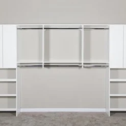 Dakota Closets™ 136"W X 86-1/2"H White Closet System