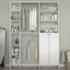 Dakota Closets™ 62-5/8"W X 86-1/2"H White Laundry System