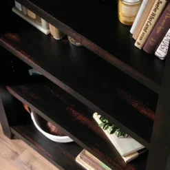 Sauder® Dakota Pass® Char Pine® 5-Shelf Bookcase -Rothenberger Tools Sales Store 422595 165 002M