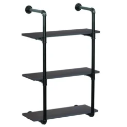Dakota™ 10" Black Pipe 3-Shelf Bracket - 2 Pack -Rothenberger Tools Sales Store 49610 Shelves java