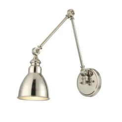 Filament Design Photon Lighting Dakota Outdoor Polished Nickel Wall Light