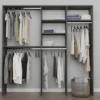 Dakota Closets™ 87"W X 86-1/2"H Charcoal Closet System